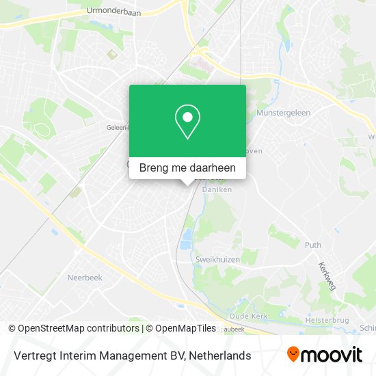 Vertregt Interim Management BV kaart