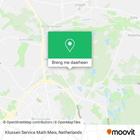 Klussen Service Math Meis kaart