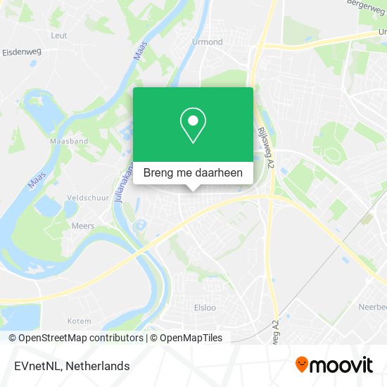 EVnetNL kaart