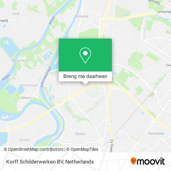 Korff Schilderwerken BV kaart