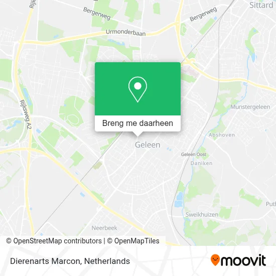 Dierenarts Marcon kaart