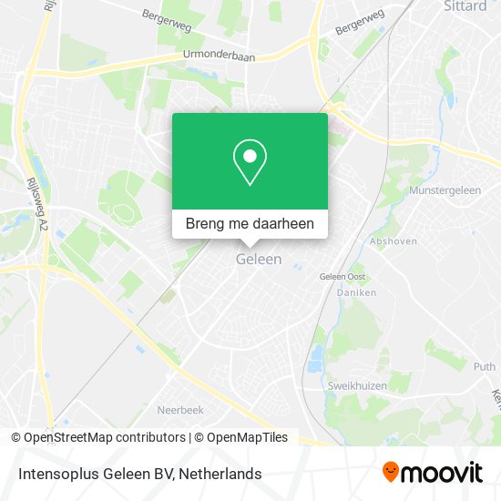 Intensoplus Geleen BV kaart