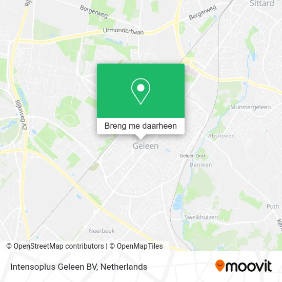 Intensoplus Geleen BV kaart
