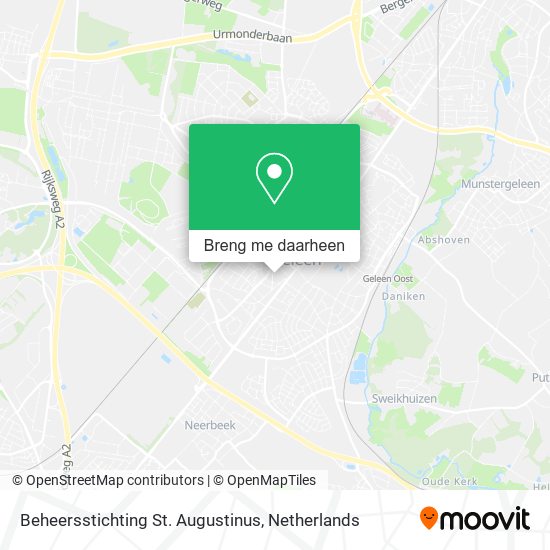 Beheersstichting St. Augustinus kaart