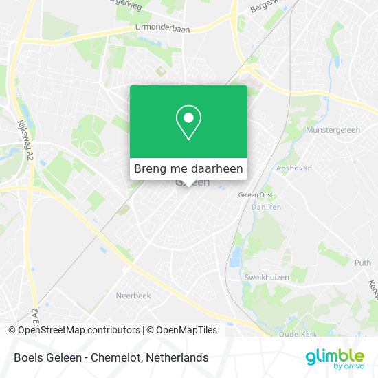 Boels Geleen - Chemelot kaart