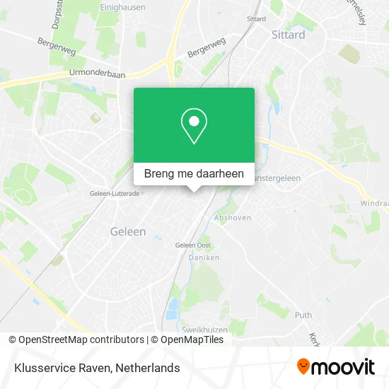 Klusservice Raven kaart