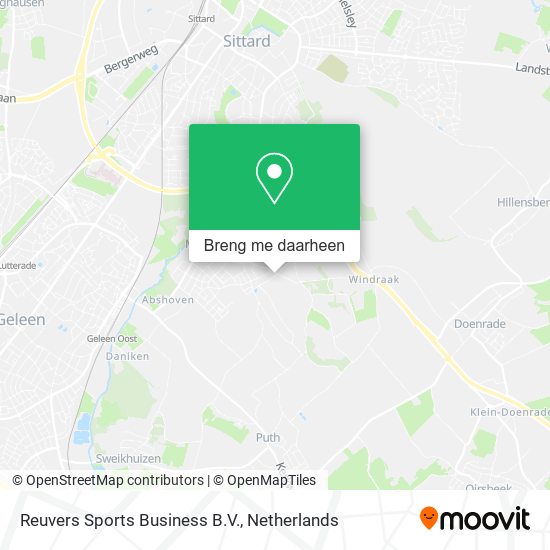 Reuvers Sports Business B.V. kaart