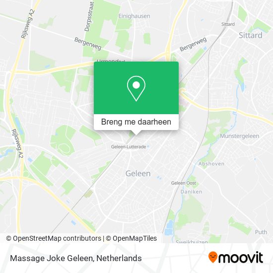 Massage Joke Geleen kaart