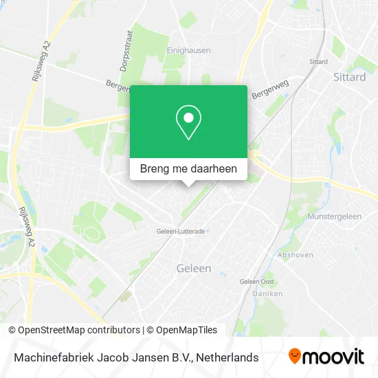 Machinefabriek Jacob Jansen B.V. kaart