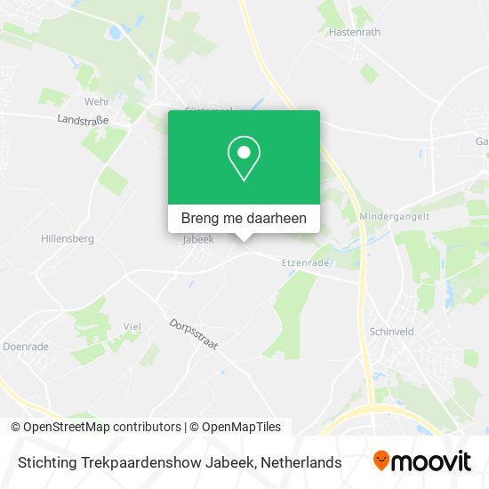 Stichting Trekpaardenshow Jabeek kaart