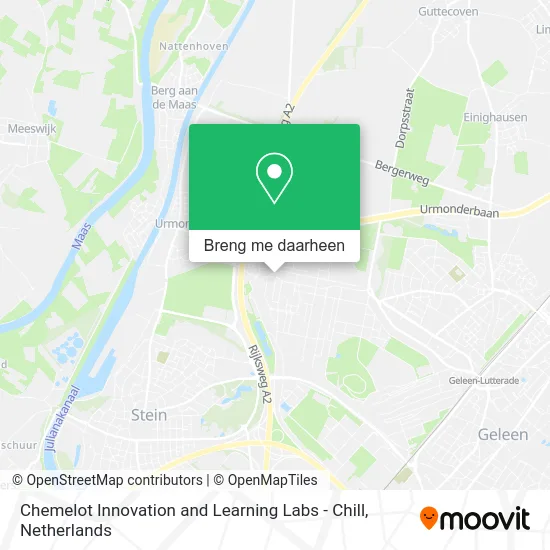 Chemelot Innovation and Learning Labs - Chill kaart