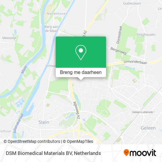DSM Biomedical Materials BV kaart