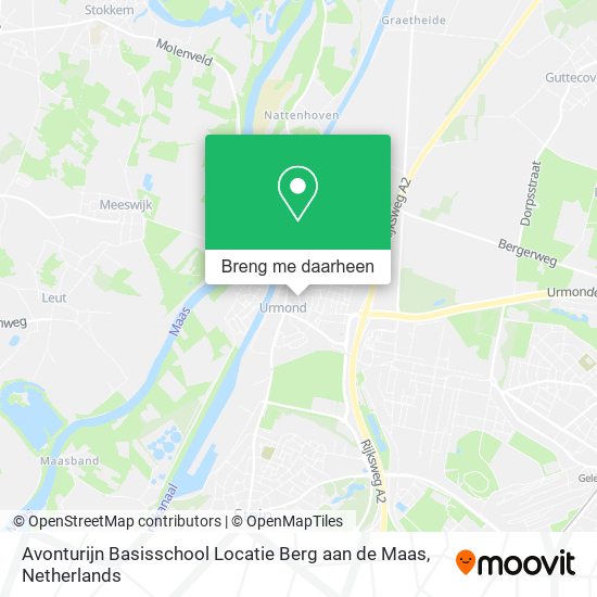 Avonturijn Basisschool Locatie Berg aan de Maas kaart