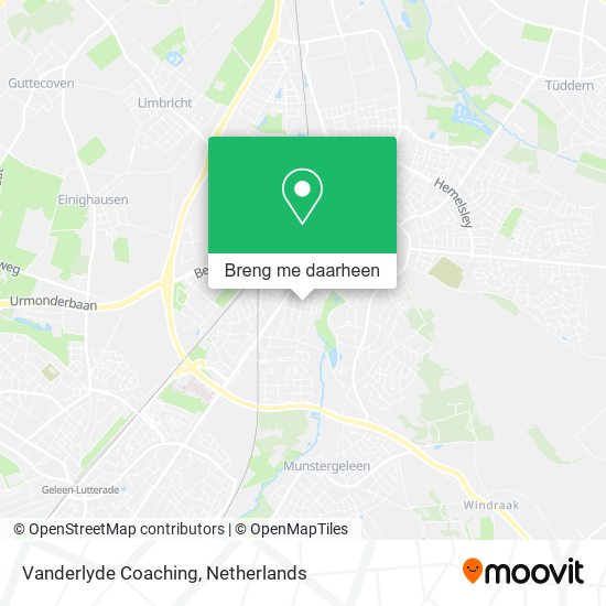 Vanderlyde Coaching kaart