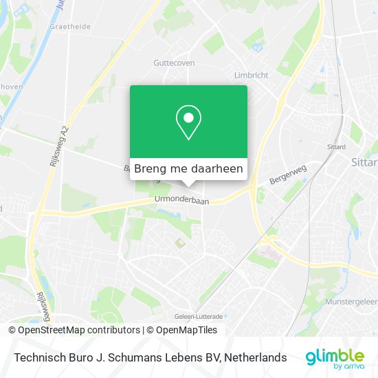 Technisch Buro J. Schumans Lebens BV kaart