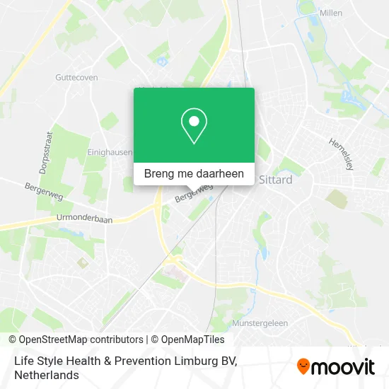 Life Style Health & Prevention Limburg BV kaart