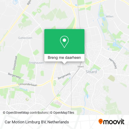 Car Motion Limburg BV kaart