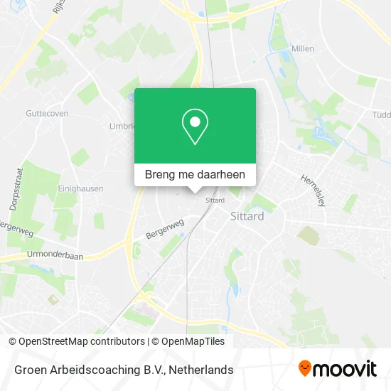 Groen Arbeidscoaching B.V. kaart