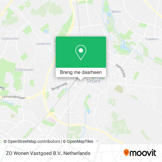 ZO Wonen Vastgoed B.V. kaart