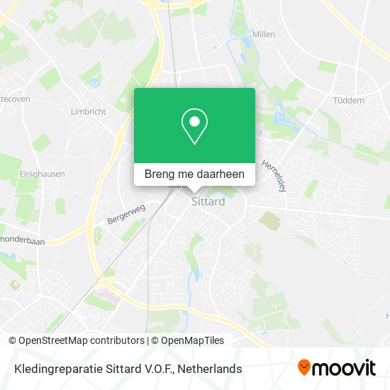 Kledingreparatie Sittard V.O.F. kaart