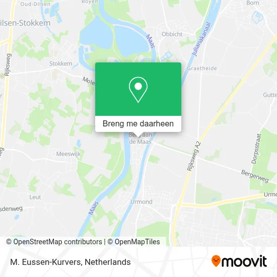 M. Eussen-Kurvers kaart