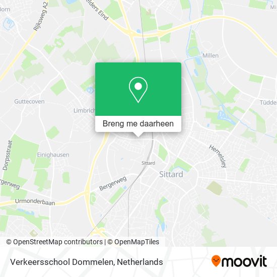 Verkeersschool Dommelen kaart