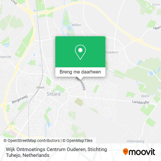Wijk Ontmoetings Centrum Ouderen, Stichting Tuhejo kaart