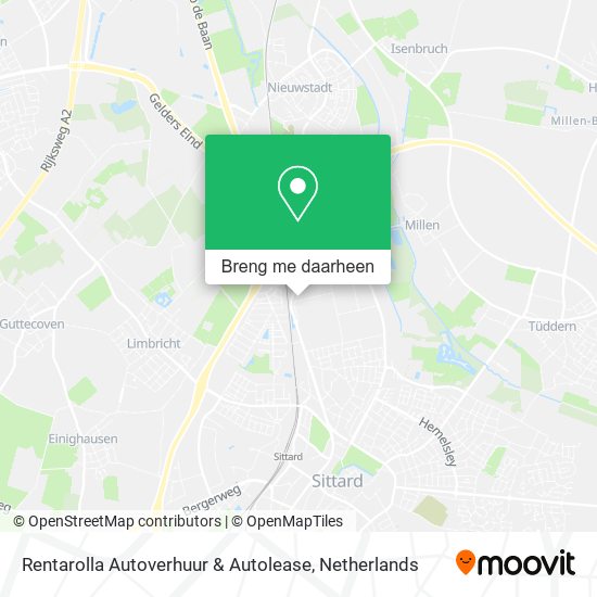 Rentarolla Autoverhuur & Autolease kaart