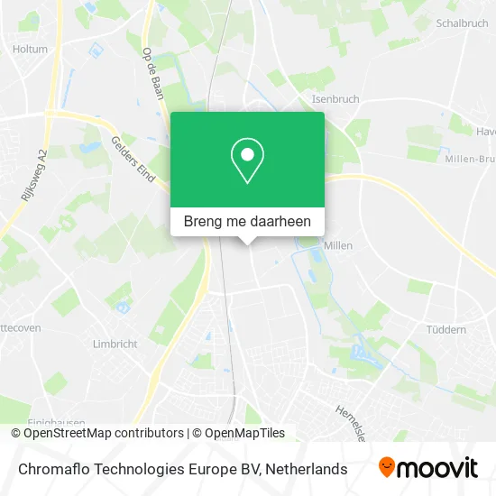 Chromaflo Technologies Europe BV kaart