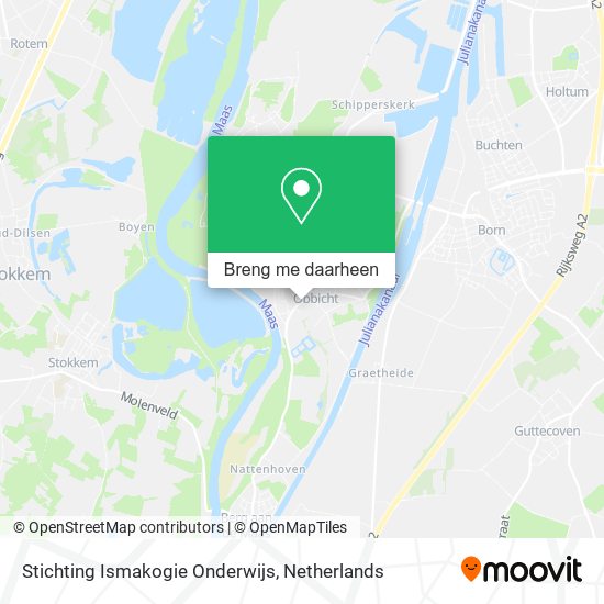 Stichting Ismakogie Onderwijs kaart