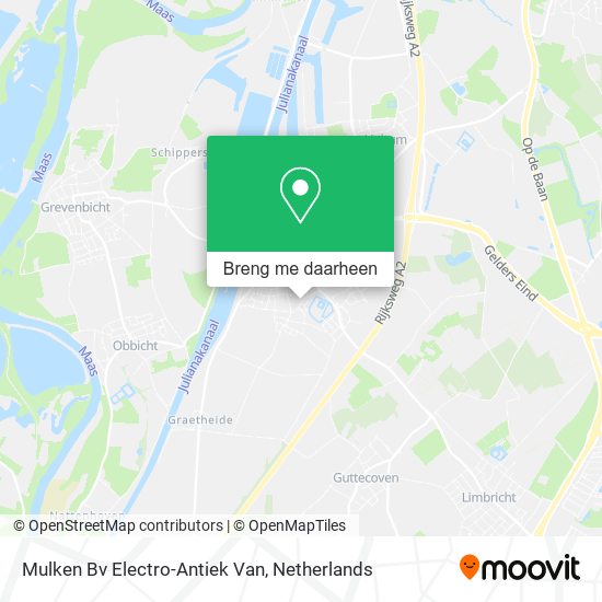 Mulken Bv Electro-Antiek Van kaart