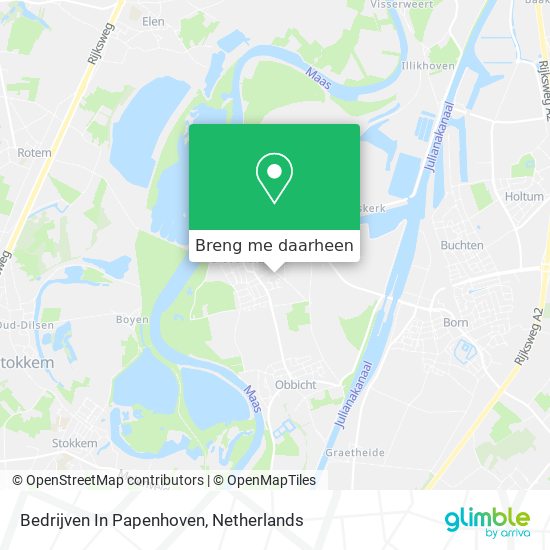 Bedrijven In Papenhoven kaart