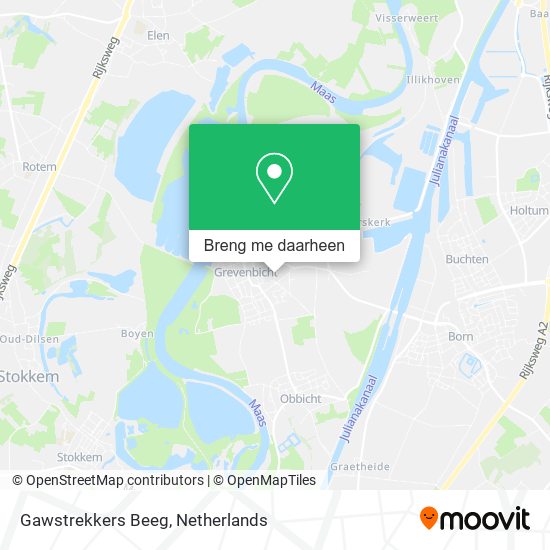 Gawstrekkers Beeg kaart