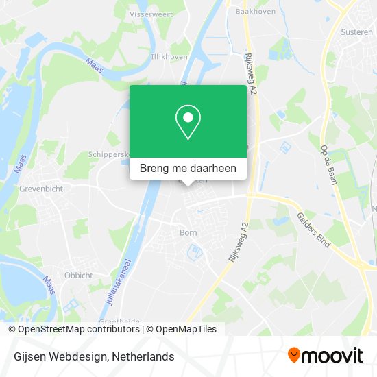 Gijsen Webdesign kaart