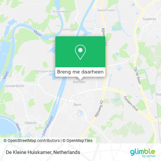 De Kleine Huiskamer kaart