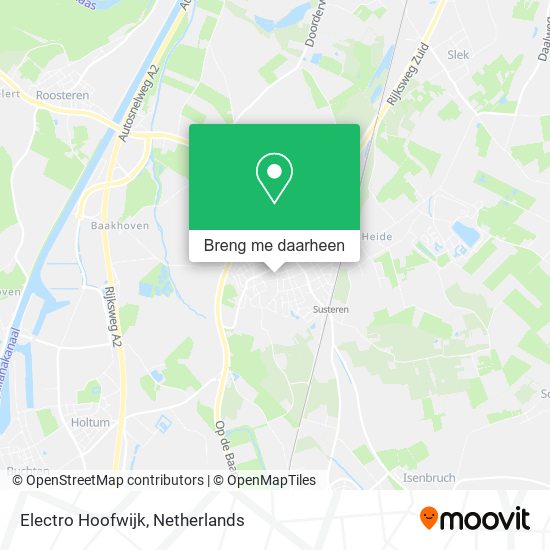 Electro Hoofwijk kaart