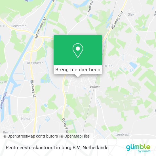 Rentmeesterskantoor Limburg B.V. kaart