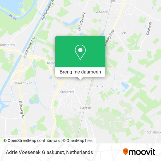 Adrie Voesenek Glaskunst kaart
