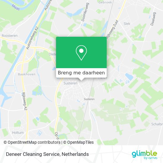 Deneer Cleaning Service kaart