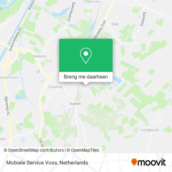 Mobiele Service Voss kaart