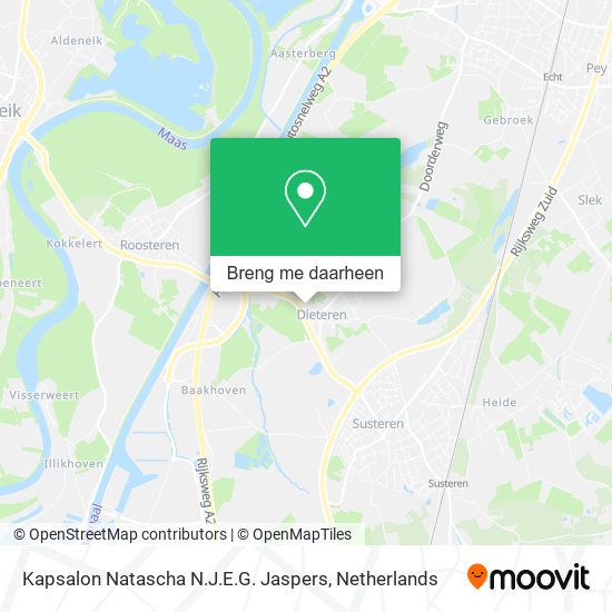 Kapsalon Natascha N.J.E.G. Jaspers kaart