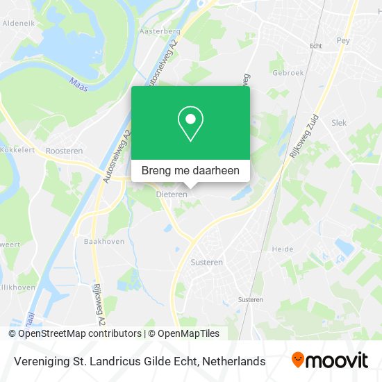 Vereniging St. Landricus Gilde Echt kaart