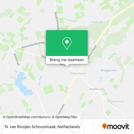 N. van Rooijen Schoonmaak kaart