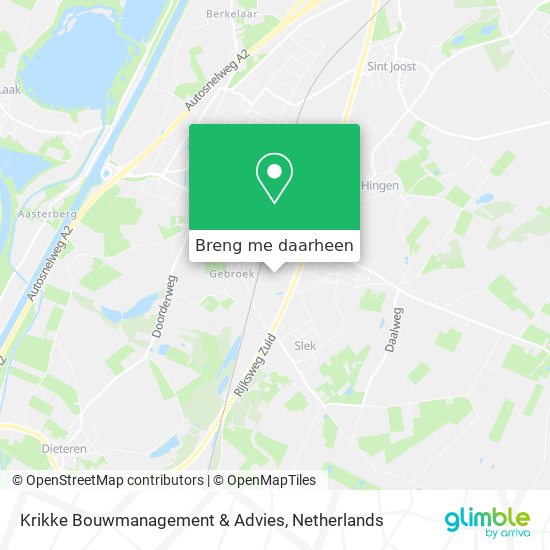 Krikke Bouwmanagement & Advies kaart