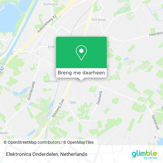 Elektronica Onderdelen kaart