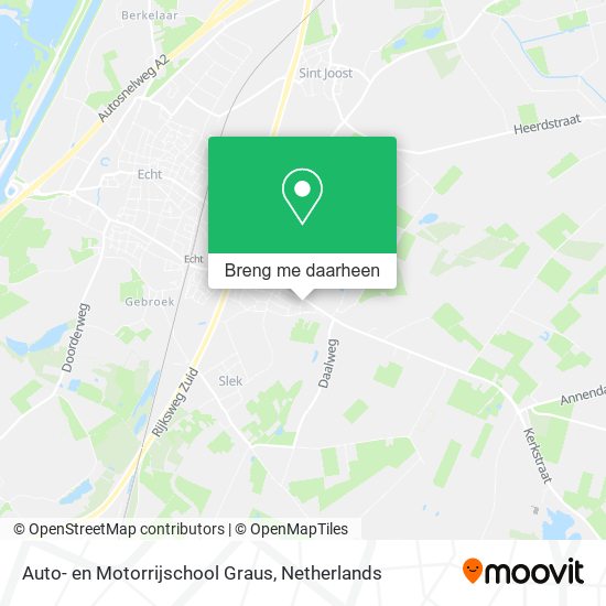 Auto- en Motorrijschool Graus kaart