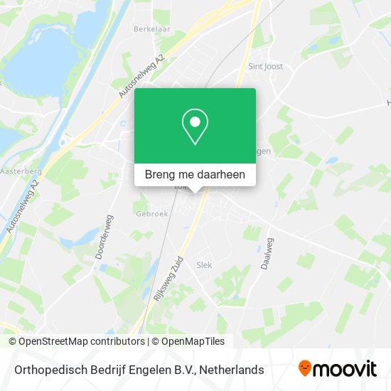 Orthopedisch Bedrijf Engelen B.V. kaart