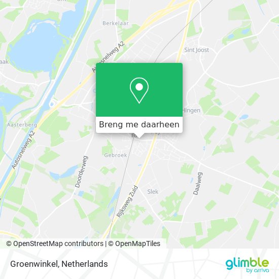 Groenwinkel kaart