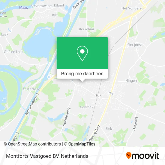 Montforts Vastgoed BV kaart