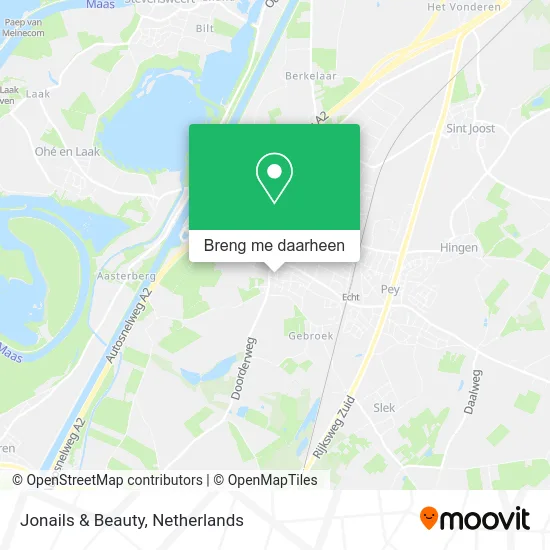 Jonails & Beauty kaart